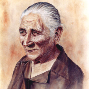 Ritratto di anziana signora - madre di Livio