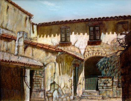 Casa in mattoni crudi a San Gavino Monreale
